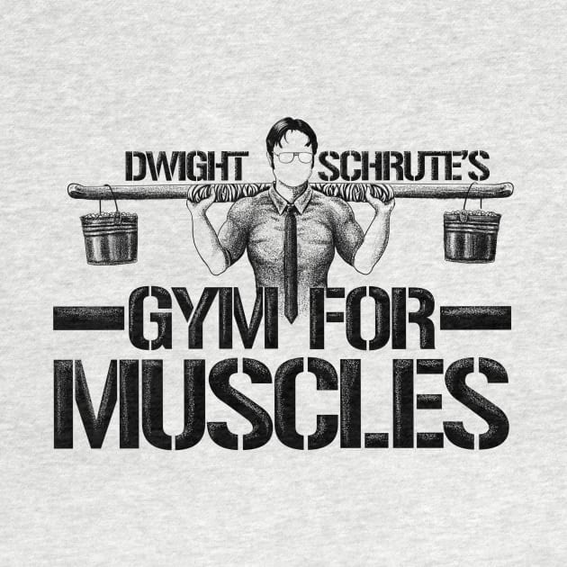 Dwight Schrute’s Gym for Muscles by mattleckie